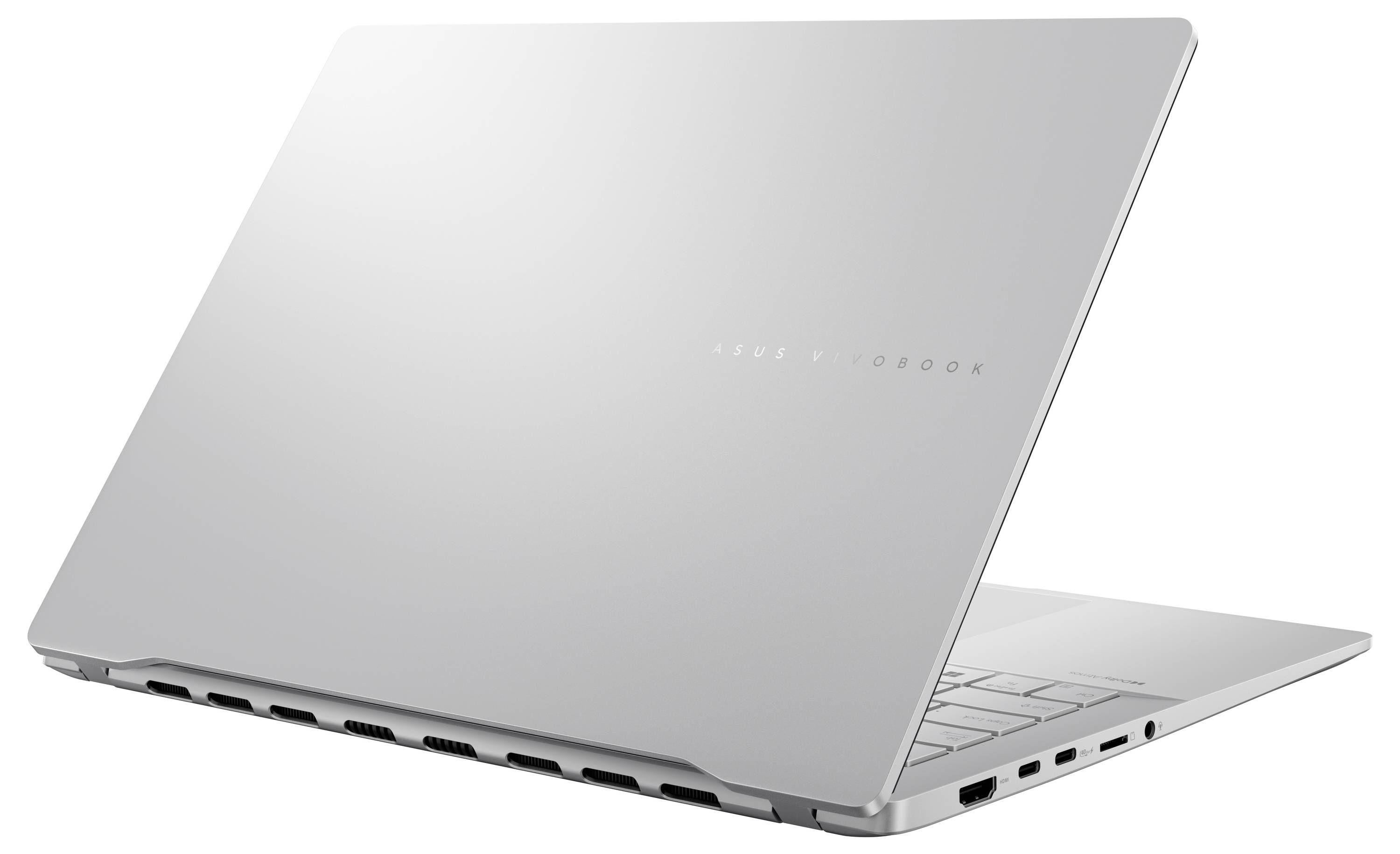 Asus Notebook 35.6 cm (14 Zoll) WQXGA+ AMD Ryzen 7 8845HS 16 GB RAM 1 TB SSD Deutsch, QWERTZ Silber 90NB1461-M00310-3