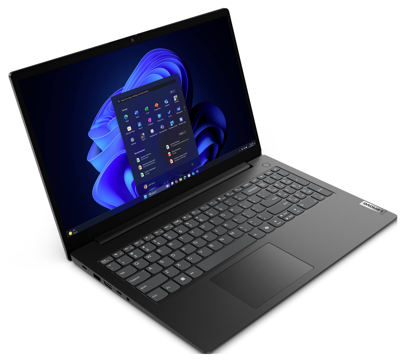 Lenovo V15 G6 ITN 83M4 - Intel N-series N100 - Win 11 Home - UHD Graphics - 8 GB RAM - 256 GB SSD NVMe - 39.6 cm (15.6")-2