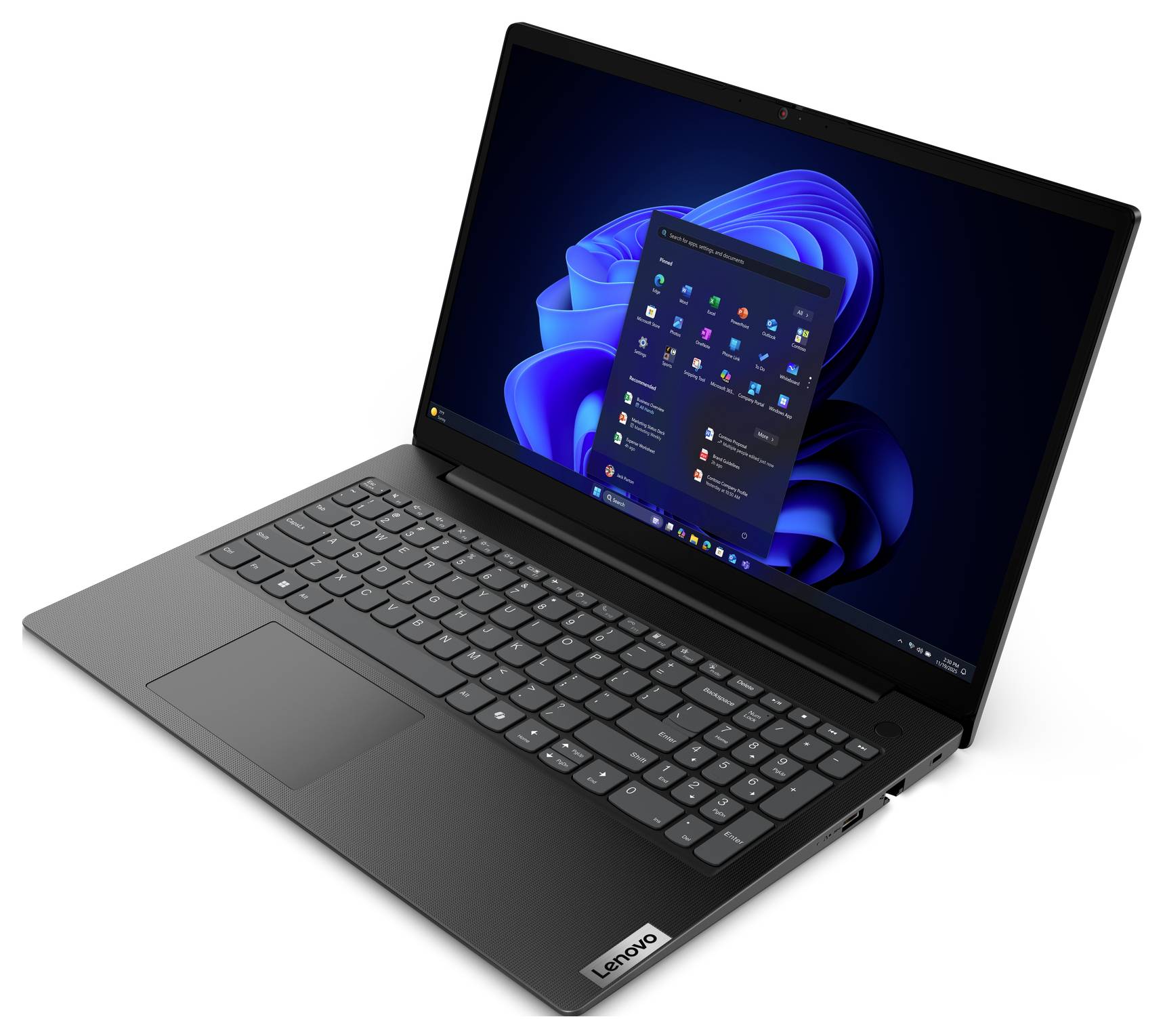 Lenovo V15 G6 ITN 83M4 - Intel N-series N100 - Win 11 Home - UHD Graphics - 8 GB RAM - 256 GB SSD NVMe - 39.6 cm (15.6")-3