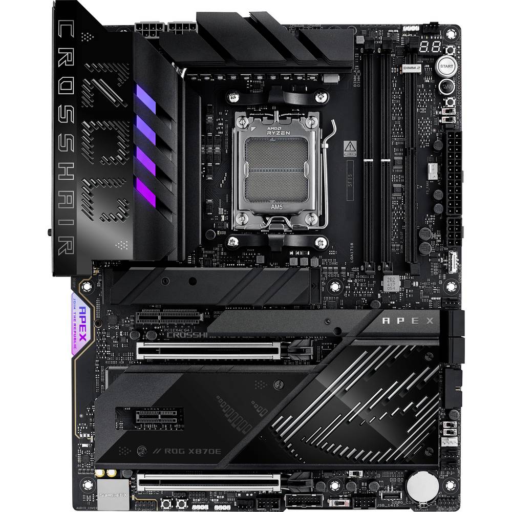 Asus rog crosshair x870e apex | amd | am5 | ddr5 | atx | matična plošča 1 Asus 90mb1kr0-m0eay0 mainboard sockel (pc) amd® am5 formfaktor (details) komponentko