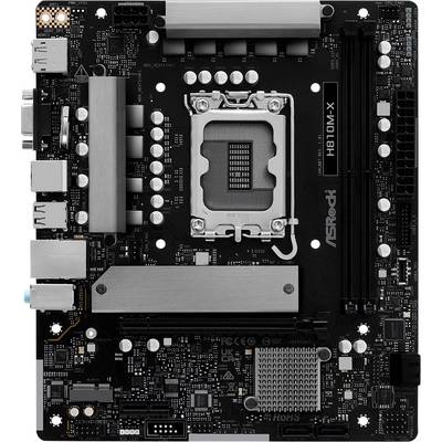 ASRock H810M-X Mainboard Sockel (PC) Intel® LGA 1851 Formfaktor (Details) Micro-ATX Mainboard-Chipsatz Intel® H810-0