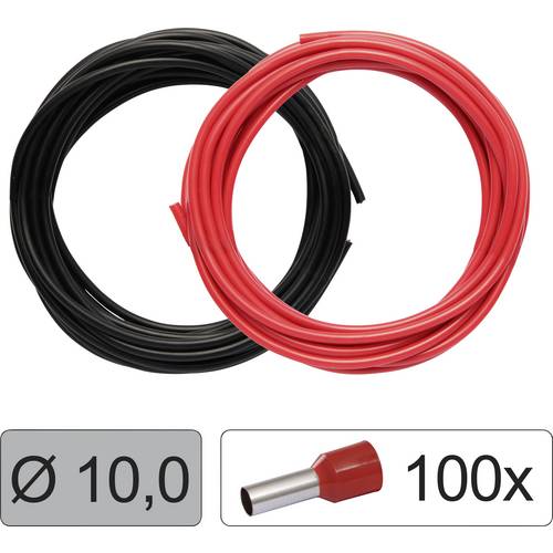 Thumbnail - Quadrios 25CW132 Einzelader LiFY 10 mm² Rot, Schwarz 1 Set