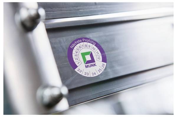 MUNK Günzburger Steigtechnik 019175  Prüfplakette 50 St.