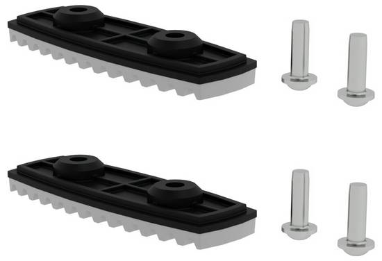 MUNK Günzburger Steigtechnik 019212  Fußplatten 2 St.