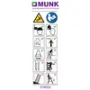 MUNK Günzburger Steigtechnik 019299 Hinweis-Aufkleber 20 St.