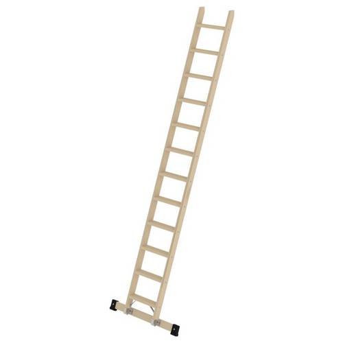 MUNK Günzburger Steigtechnik 033722 Holz Stufen-Anlegeleiter Arbeitshöhe (max.): 4.11 cm 17.4 kg