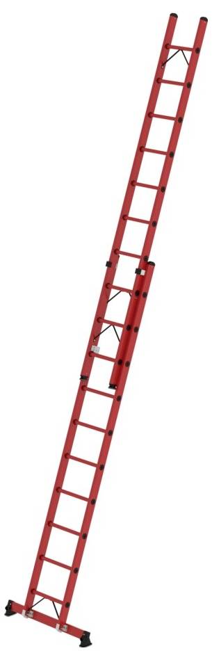 MUNK Günzburger Steigtechnik 036630 GFK Sprossen-Schiebeleiter