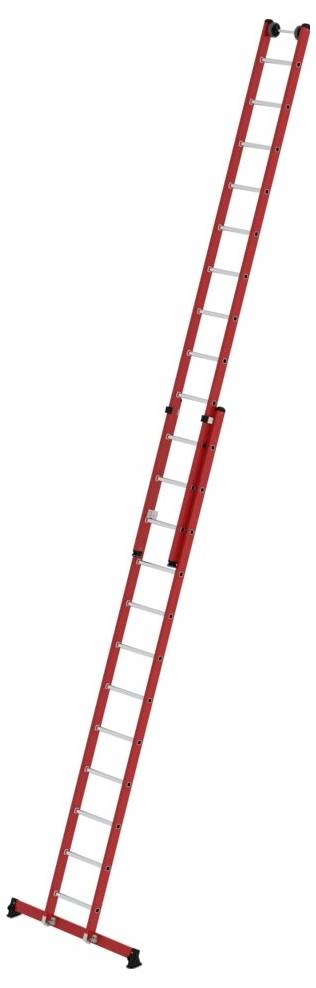 MUNK Günzburger Steigtechnik 035532 GFK/Alu Sprossen-Schiebeleiter