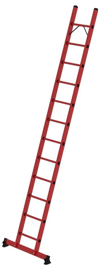 MUNK Günzburger Steigtechnik 036822 GFK Sprossen-Anlegeleiter