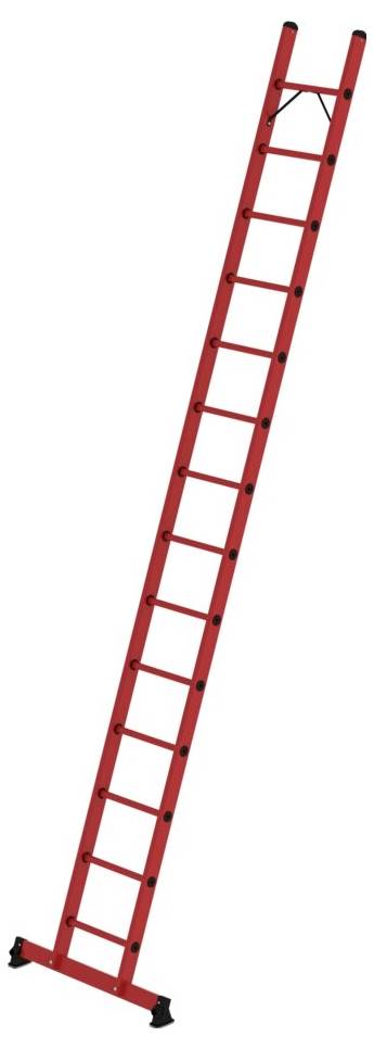 MUNK Günzburger Steigtechnik 036824 GFK Sprossen-Anlegeleiter