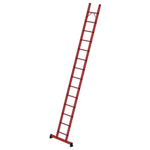 MUNK Günzburger Steigtechnik 036824 GFK Sprossen-Anlegeleiter