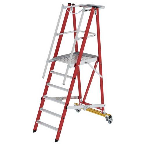 Thumbnail - MUNK Günzburger Steigtechnik 036326 GFK/Alu Plattformleiter Arbeitshöhe (max.): 3.40 cm