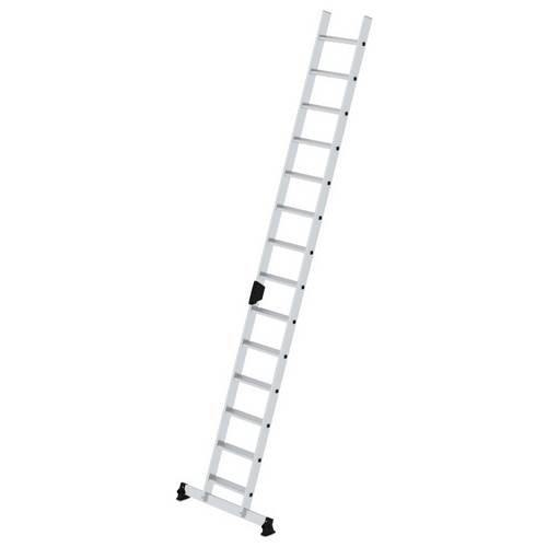 MUNK Günzburger Steigtechnik 040624 Aluminium Stufen-Anlegeleiter