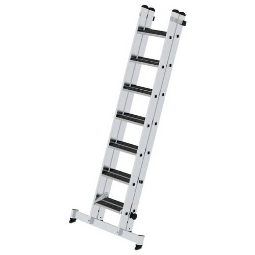 Thumbnail - MUNK Günzburger Steigtechnik 040670 Aluminium Stufen-Schiebeleiter Arbeitshöhe (max.): 3.85 cm 18 kg