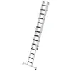 MUNK Günzburger Steigtechnik 040679 Aluminium Stufen-Schiebeleiter Arbeitshöhe (max.): 6.20 cm 24.3 kg