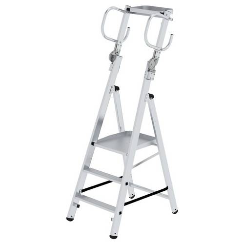 MUNK Günzburger Steigtechnik 052086 Aluminium Plattformleiter Arbeitshöhe (max.): 2.70 cm