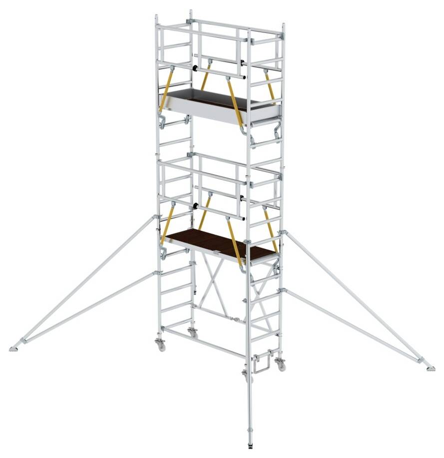 Thumbnail - MUNK Günzburger Steigtechnik 115134 Aluminium Klappgerüst Arbeitshöhe (max.): 6.04 cm