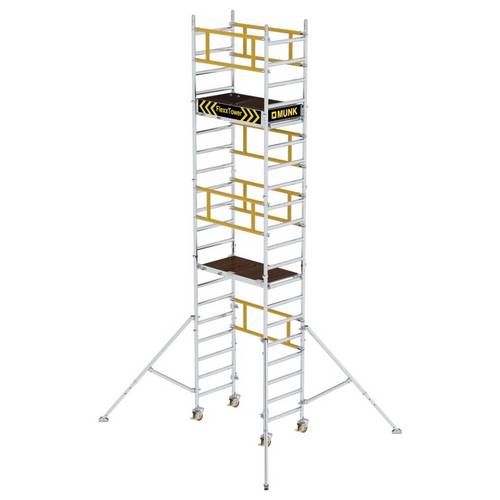 Thumbnail - MUNK Günzburger Steigtechnik 125100 Aluminium beschichtet, Aluminium Klappgerüst Arbeitshöhe (max.): 6.10 cm 117 kg