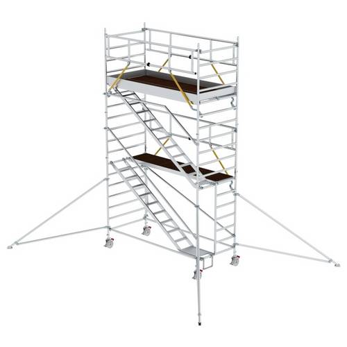 Thumbnail - MUNK Günzburger Steigtechnik 167221 Aluminium Rollgerüst Arbeitshöhe (max.): 6.47 cm