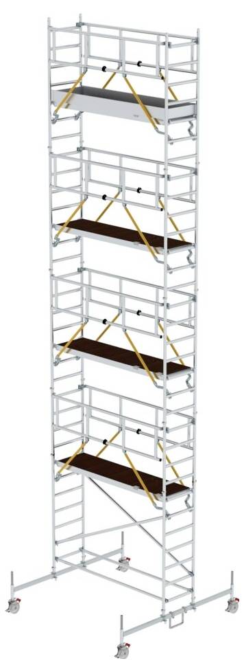 Thumbnail - MUNK Günzburger Steigtechnik 155844 Aluminium Rollgerüst Arbeitshöhe (max.): 10.58 cm