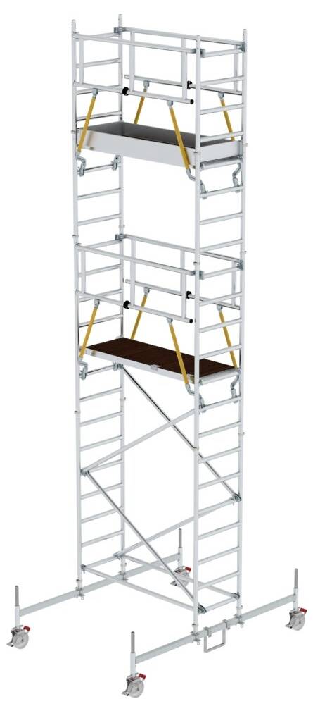 Thumbnail - MUNK Günzburger Steigtechnik 154544 Aluminium Rollgerüst Arbeitshöhe (max.): 7.78 cm