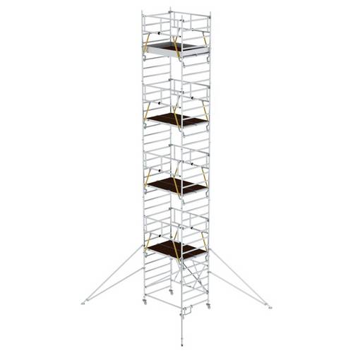 MUNK Günzburger Steigtechnik 115284 Aluminium Klappgerüst Arbeitshöhe (max.): 11.08 cm