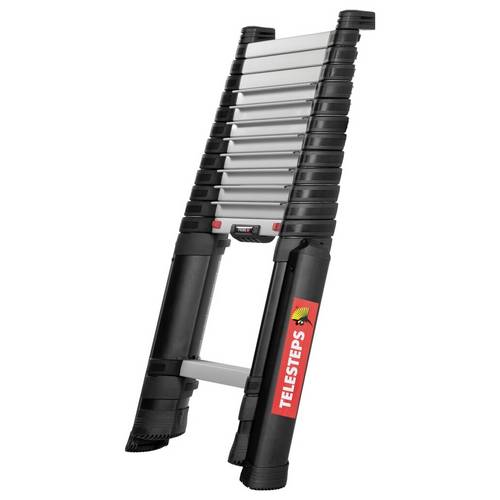 Thumbnail - Telesteps 115464 Aluminium, eloxiert Stufen-Teleskopleiter Arbeitshöhe (max.): 4900 mm 19.1 kg