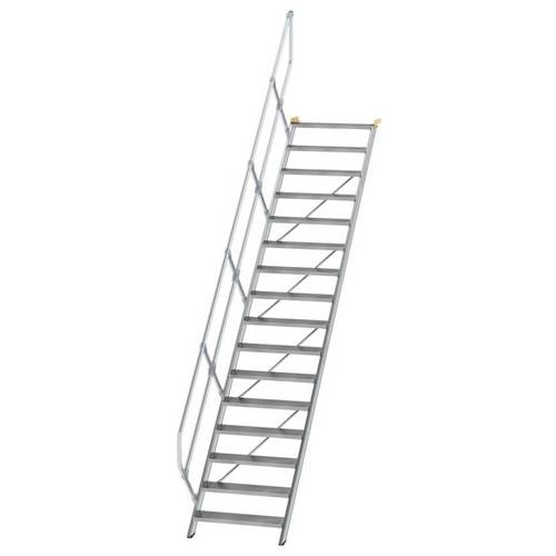 Thumbnail - MUNK Günzburger Steigtechnik 600276 Aluminium, Stahl verzinkt Treppe 76.5 kg