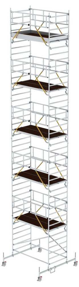 Thumbnail - MUNK Günzburger Steigtechnik 174137 Aluminium Rollgerüst Arbeitshöhe (max.): 13.62 cm