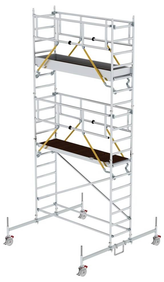 Thumbnail - MUNK Günzburger Steigtechnik 155444 Aluminium Rollgerüst Arbeitshöhe (max.): 6.66 cm