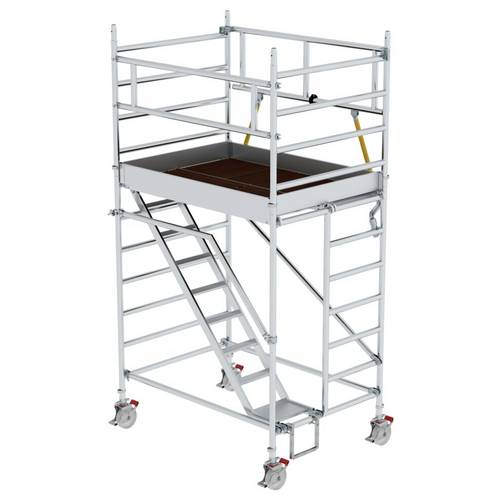 Thumbnail - MUNK Günzburger Steigtechnik 167101 Aluminium Rollgerüst Arbeitshöhe (max.): 4.51 cm