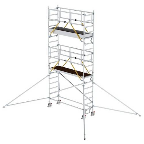 Thumbnail - MUNK Günzburger Steigtechnik 155449 Aluminium Rollgerüst Arbeitshöhe (max.): 6.47 cm