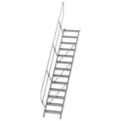 MUNK Günzburger Steigtechnik 600253 Aluminium, Stahl verzinkt Treppe