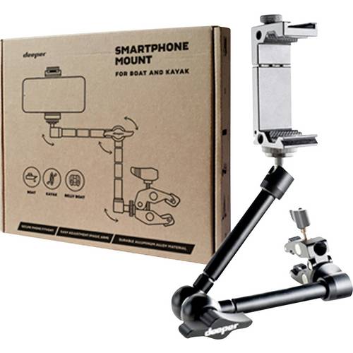 Thumbnail - deeper Deeper Smartphonehalterung für Boote/Kayak Videohalterung Matt Schwarz Passend für Handy-Modell: Smartphones mit ...