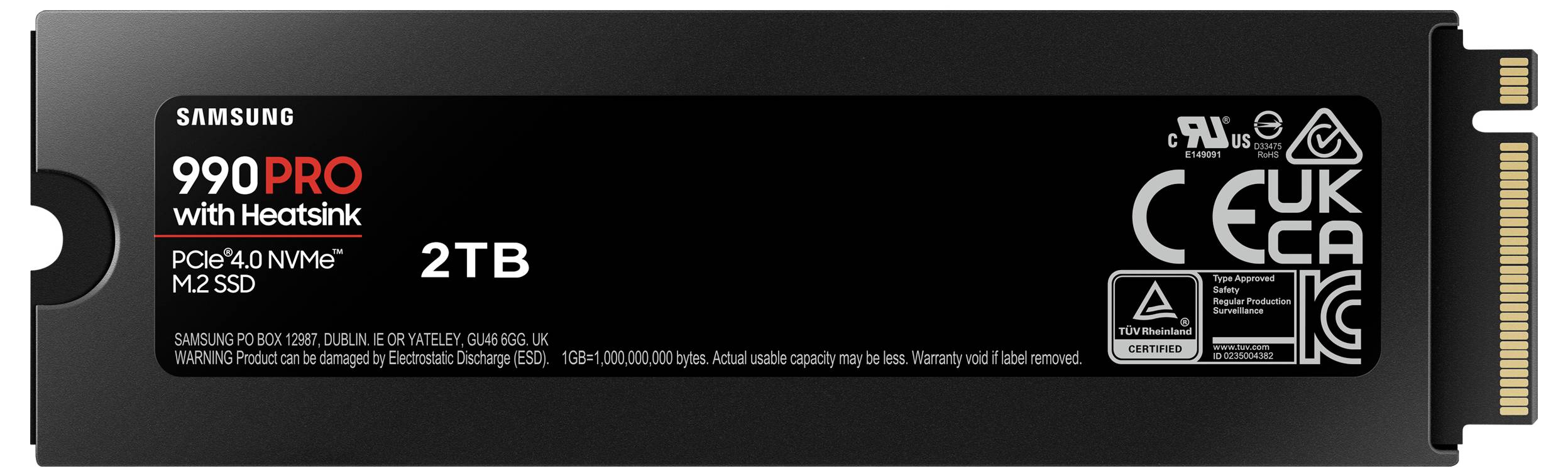 Samsung 990 PRO Interne M.2 PCIe SSD MZ-V9P2T0CW-1