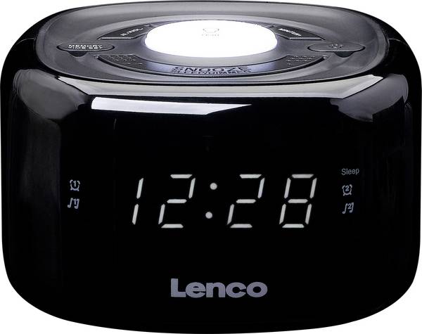 Lenco CR-12BK Radiowecker UKW UKW   Schwarz