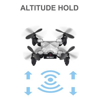 Reely Suitcase mini drone Quadrocopter RtF Einsteiger, Kameraflug Silber-Schwarz-8
