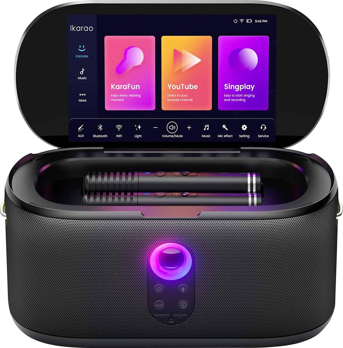 Image produit relative au système karaoke Ikarao