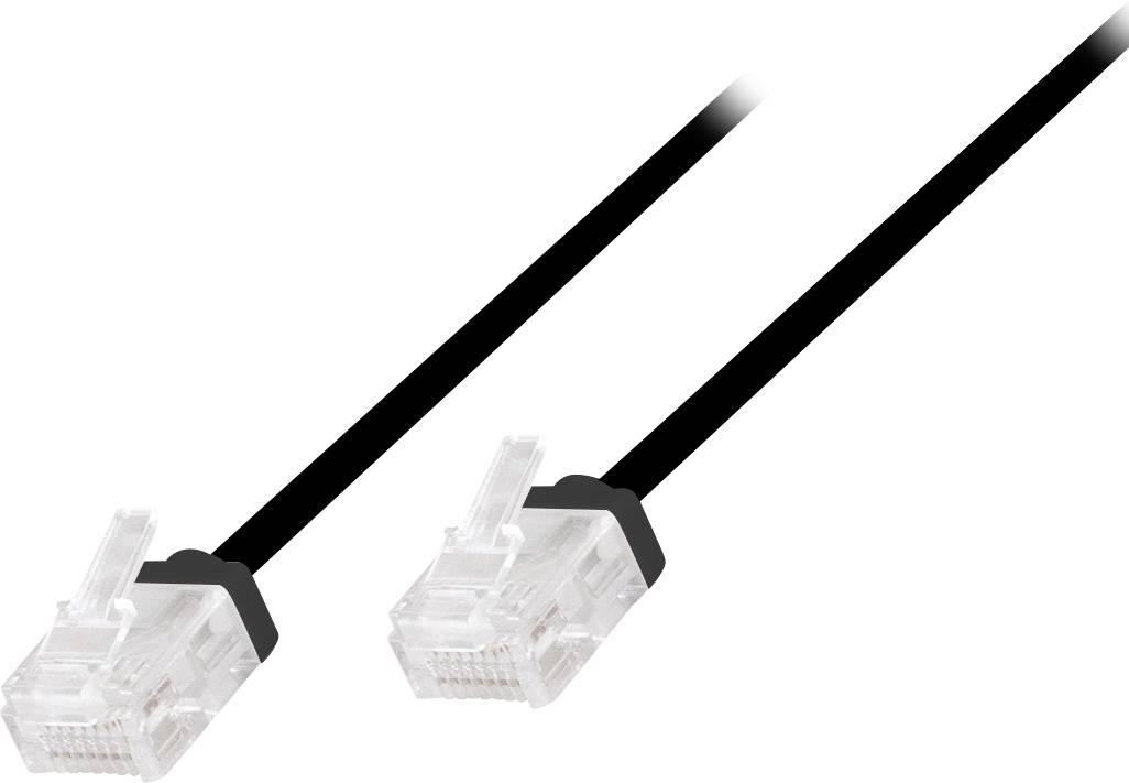 LogiLink CQ3003U RJ45 Netzwerkkabel, Patchkabel CAT 6a U/UTP 0.15 m Schwarz extrem dünn, hochflexibel, Flammwidrig, Halo...