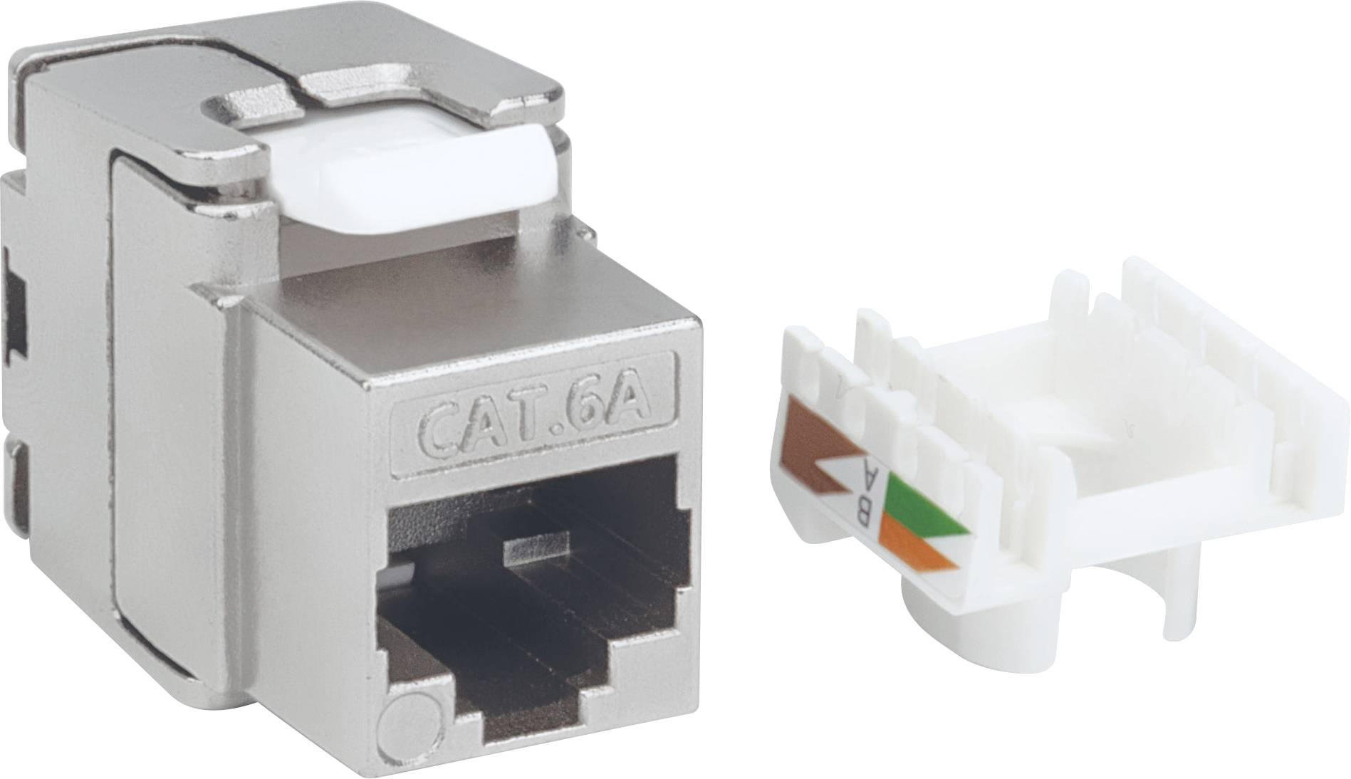 Manhattan Frutto Keystone Femmina Cat6A STP Toolless Modular Kupplung Keystone CAT 6a 1 St.