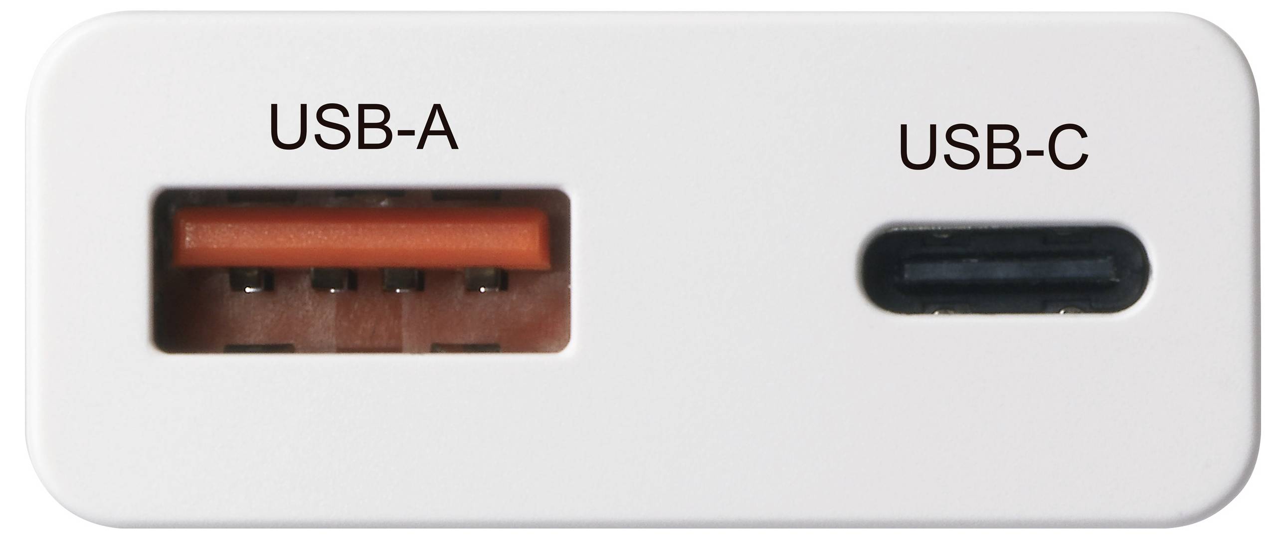 VOLTCRAFT UC-1C1A25W01 USB Ladegerät 25 W 1x USB-A, 1x USB-C® Fast Charge, USB PD 3.0 Weiß GaN-1