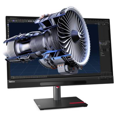 Computermonitor zeigt eine detaillierte 3D-Darstellung eines Strahltriebwerks, wobei komplexe Innenkomponenten und Design präsentiert werden.