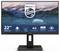 Ein Philips-Monitor mit 22 Zoll Bildschirmdiagonale. Funktionen: CompactErgo-Basis, randloses Design, Lautsprecher, USB 3.2, LowBlue-Modus.