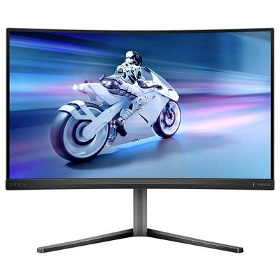 Ein futuristisches Motorrad mit Fahrer in weißer Rüstung, das in einem digitalen, neonblau beleuchteten Raum mit Geschwindigkeit fährt.