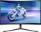 Futuristisches Bild: Ein Motorradfahrer in futuristischer Rüstung fährt ein aerodynamisches, leuchtendes Motorrad in einer Sci-Fi-Umgebung.