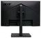 Ein schwarzer Acer-Monitor von hinten, zeigt den Standfuß und das Firmenlogo oben links.