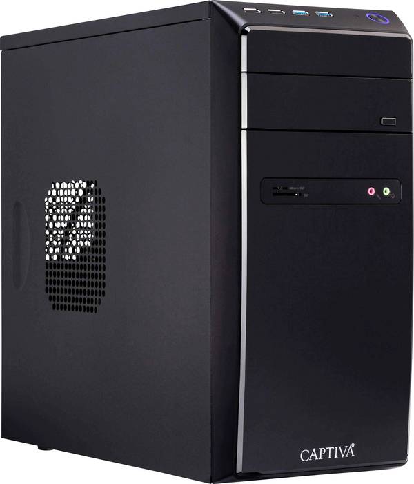 Captiva Desktop PC 89408 AMD Ryzen 5 5600G 4.4 GHz 16 GB RAM 1 TB SSD AMD Radeon Graphics 89408
