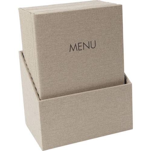 Sigel Speisekarten-Mappe SM208 10 St.