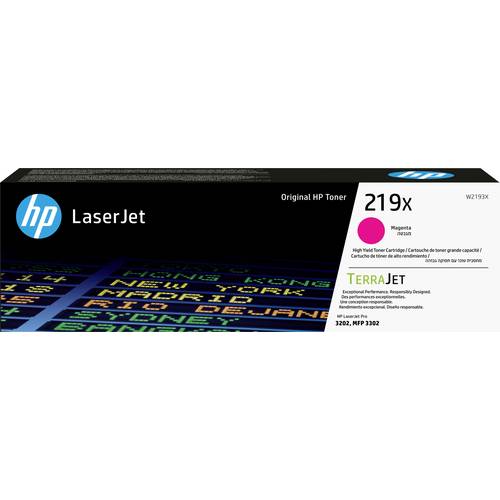 HP Toner HP 219X - Hohe Ergiebigkeit - Magenta - Original Magenta 0 Seiten W2193X
