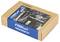 Reparaturset "Fritzfurt Thread Repair Kit" mit Werkzeugen zur Gewindereparatur, einschließlich eines Bohrers und Gewindeeinsätze. Verpackung zeigt 25 Teile, Größe M6 x 1,0.